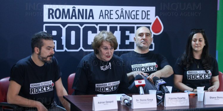 S-a dat startul unei noi campanii de donare de sange, „Romania are sange de rocker”