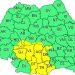 Cod galben de ploi in 12 judete. Weekend cu vijelii si grindina in aproape toata tara