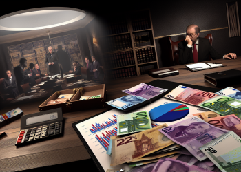 Pentru a crea o imagine realistă și sugestivă care să reflecte esența articolului menționat, iată o idee pentru o compoziție în format widescreen: ### Elemente Vizuale: 1. **Foaie de Salariu și Bancnote:** - În prim-plan, ar trebui să fie o imagine detaliată a unor bancnote de diferite valori (de preferință în lei, pentru a reflecta contextul românesc), dispuse neglijent pe o masă. Lângă bancnote, o foaie cu un calcul de salarizare, parțial ascunsă. 2. **Prezența unui Bancher:** - În fundal, un bancher îngrijorat, îmbrăcat profesional, întregind scena, uitându-se cu atenție spre bancnotele de pe masă și foaia de salariu, simbolizând preocuparea sistemului bancar. 3. **Grafic Circular:** - Într-un colț al imaginii, o grafică circulară sau un pie chart care să simbolizeze procentul "24%" al economiei gri din PIB, fiind evidențiat printr-o secțiune colorată diferit. 4. **Ambianța:** - Imaginea poate avea un ton ușor întunecat pentru a transmite seriozitatea și gravitatea subiectului, cu iluminare specifică pe personaje și obiecte pentru a accentua detaliile relevante. 5. **Oameni de Afaceri:** - Într-un alt colț al imaginii, să fie prezenți subtil câțiva reprezentanți ai firmelor, schițând gesturi de plată sau discuții informale, reflectând natura "la negru" a plăților. 6. **Mediu de Birou:** - Scena ar trebui să aibă loc într-un mediu profesional, cum ar fi un birou luxos cu elemente precum un calculator deschis, un caiet și un pix, simbolizând atât actul de contabilitate cât și legătura cu economia formală. Această compoziție ar trebui să capteze esența subiectului titlului, aducând în prim-plan problematica economiei gri și metodele informale de plată a salariilor, capabil să comunice mesajul central fără a avea nevoie de explicații suplimentare.