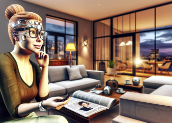 Pentru a crea o imagine realistă și sugestivă care reflectă esența articolului menționat, vă puteți imagina următoarea compoziție în format widescreen: În prim-plan, un living modern și elegant, simbolizând căminul unei familii. Pe o canapea confortabilă, o femeie cu trăsături de hotărâre și inteligență, ținând un telefon în mână și zâmbind ușor. În privirea ei se citește o combinație de surpriză și ingeniozitate calmă, sugerând că tocmai a avut o revelație sau a gândit la un răspuns ingenios. În fundal, o ferestră mare dezvăluie o priveliște urbană, simbolizând lumea exterioară și complexitatea relațiilor actuale. Pe o măsuță de cafea, se află un ziar deschis, cu titluri vizibile despre relații și comunicare, adăugând context și profunzime scenei. Luminile sunt calde și primitoare, creând o atmosferă de confort și reflexivitate. Detaliile din cameră, cum ar fi obiecte personale sau decorațiuni discrete, sugerează o viață ordonată și echilibrată, întărind ideea de reziliență și geniu al personajului principal în fața unei situații dificile. Această imagine surprinde situatia de bază și reacția soției, conform titlului articolului, sugerând înțelepciunea și răspunsul genial al acesteia într-o situație provocatoare.